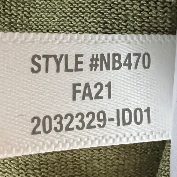 Madewell Oversized Pocket Tee Dress Sueded Cotton in Kale Style NB470 Size Large - Picture 9 of 9